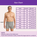 Size Chart For Men Incontinence Trunks Grey