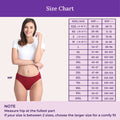 Size Chart For Period Hipster