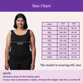 Size Chart For Plus Size Camisole Wider Fabric