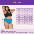 Size Chart For Plus Size Cotton Panty- Hipster Fit