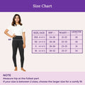 Size Chart For Teen Cotton Leggings Black