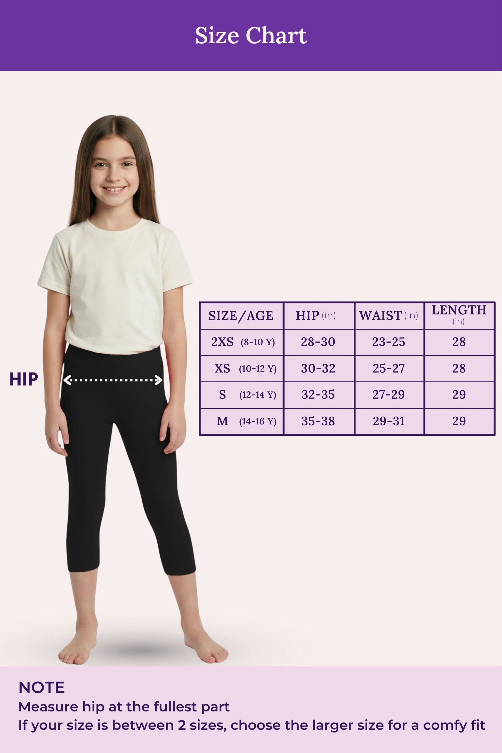 Teen cropped leggings colour-black