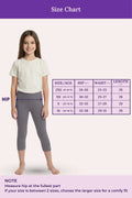 Cropped Leggings for Teen -Grey Colour