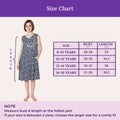 Size Chart For V-Neck Night Gowns 