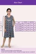 Size Chart For V-Neck Night Gowns Teen Multicolor