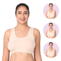 Adira Skin Lounge Bra Pack 3