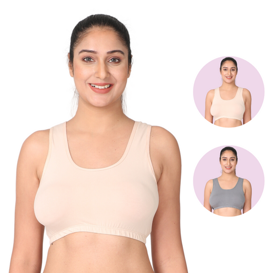 Buy Adira, Lounge Bra Women, Slip On Bras To Wear At Home Comfortable, Work From Home Bra Without Hooks, Non Padded & Non Wired Support, Plus  Size