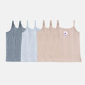 Slip For Baby Girl Mixed Color Slips 7 Pack