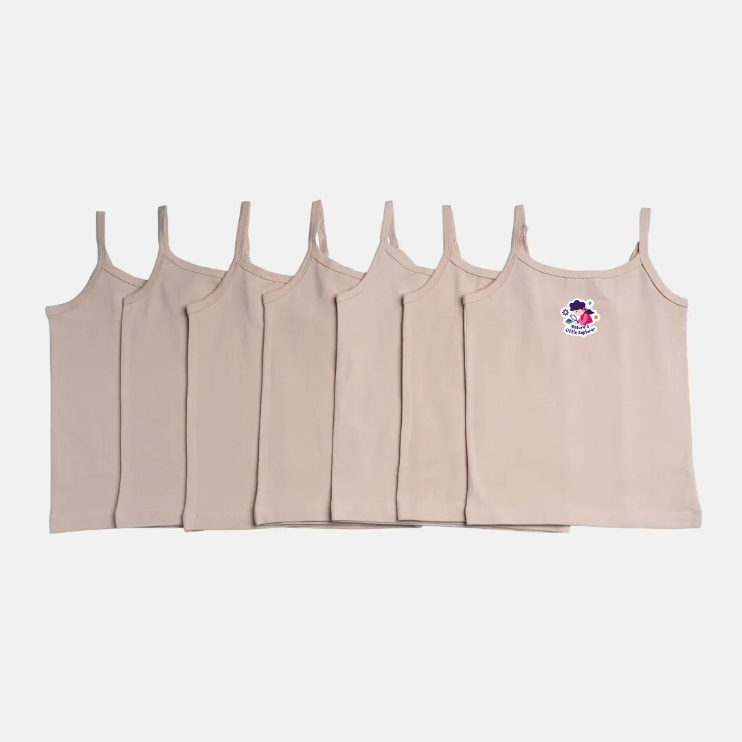Slip For Baby Girl Skin Pack Of 7