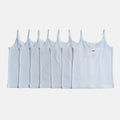 Spaghetti Top For Baby Girl White Pack Of 7