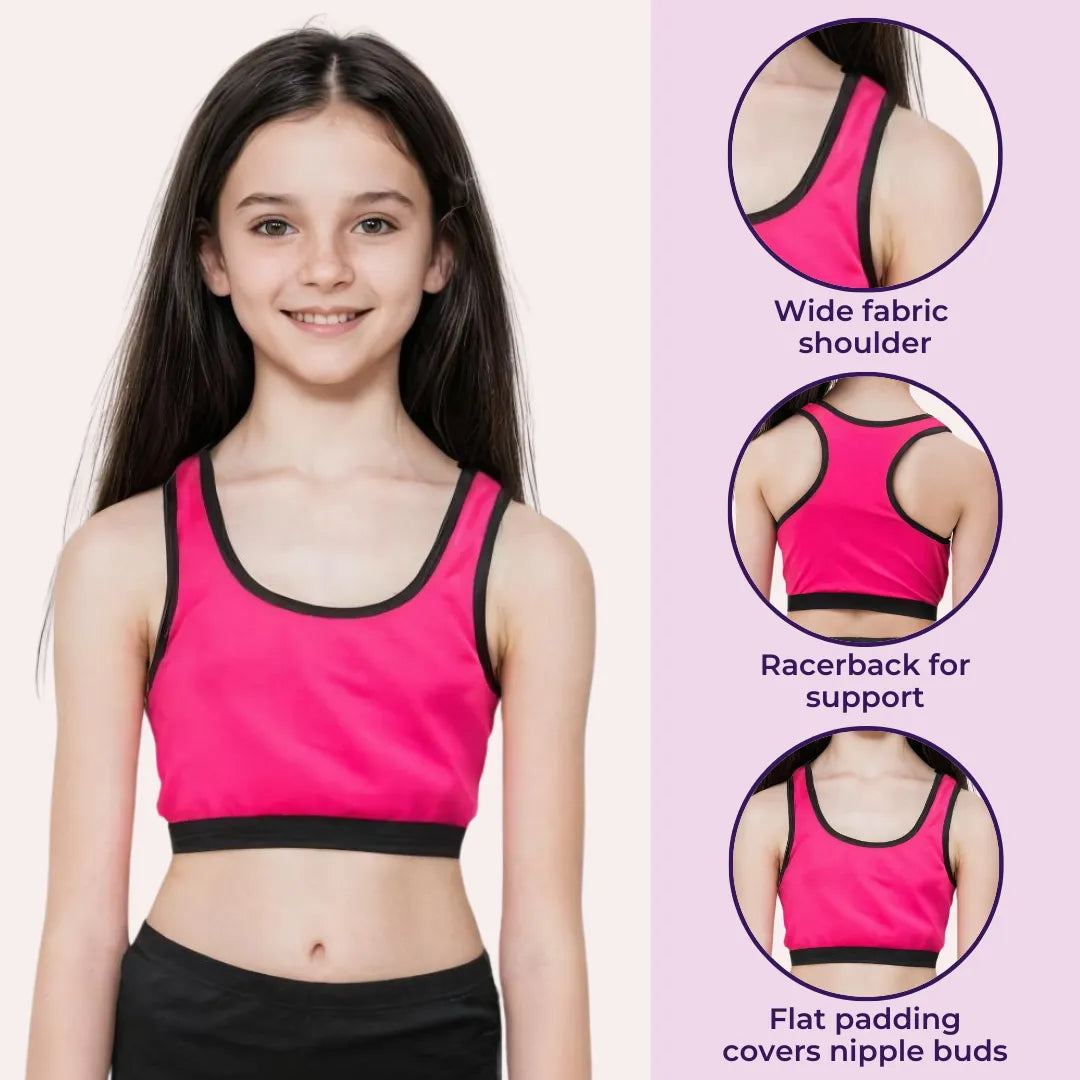 Teen girl sports bra online