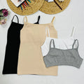 Starter Cami & Bra Combo Black, Skin, White & Grey