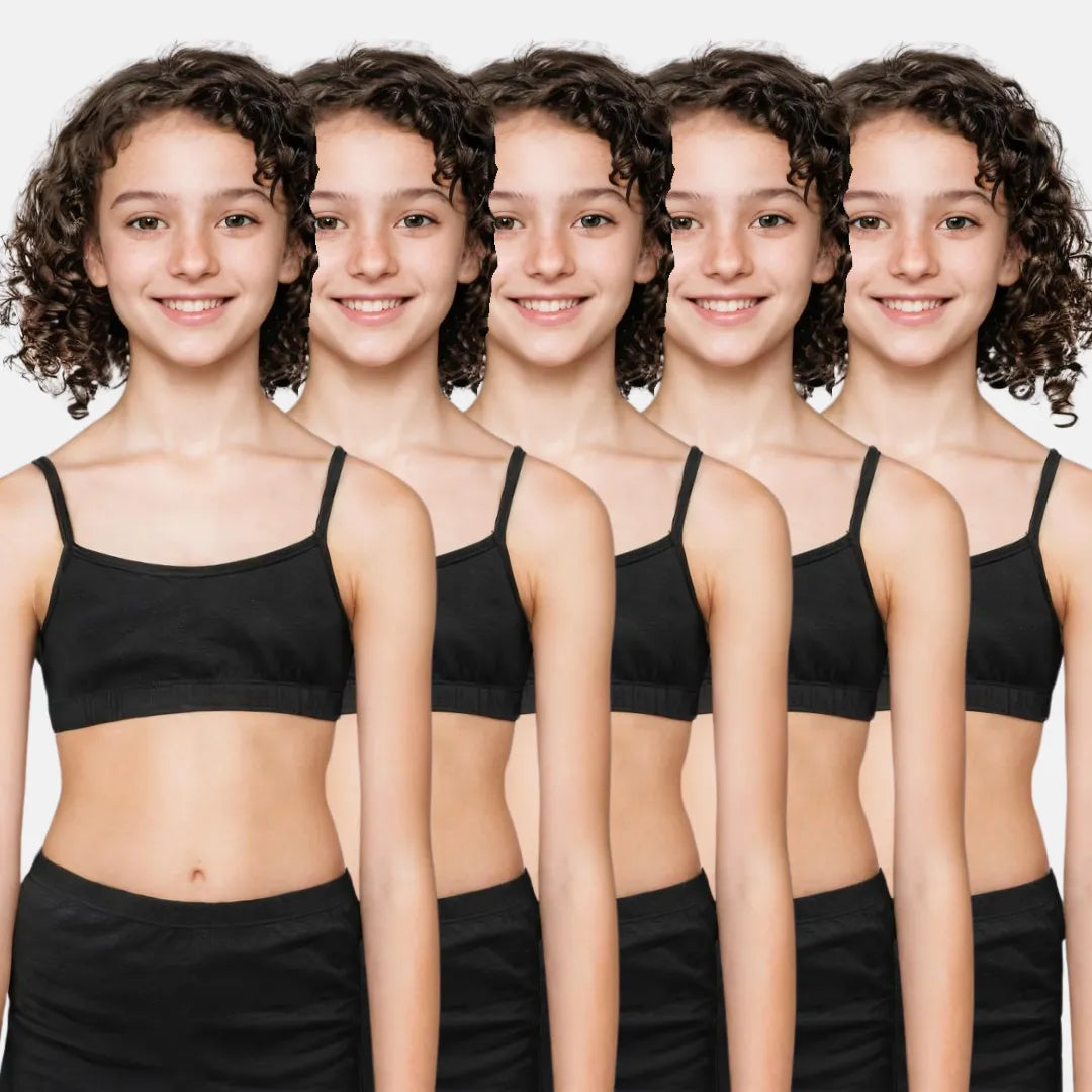 Starter Bra Black Pack Of 5