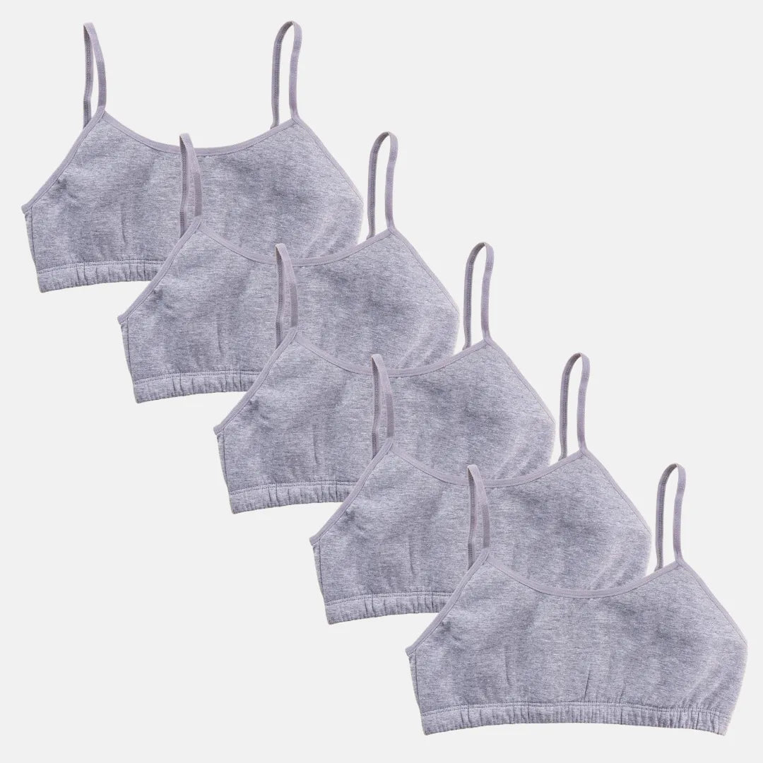 Starter Bra Grey Pack Of 5