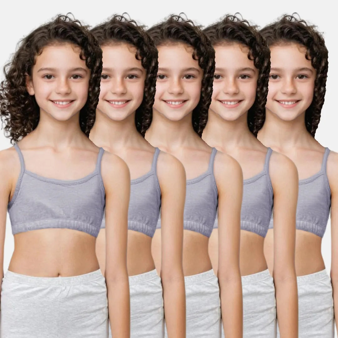 Starter Bra Grey Pack Of 5