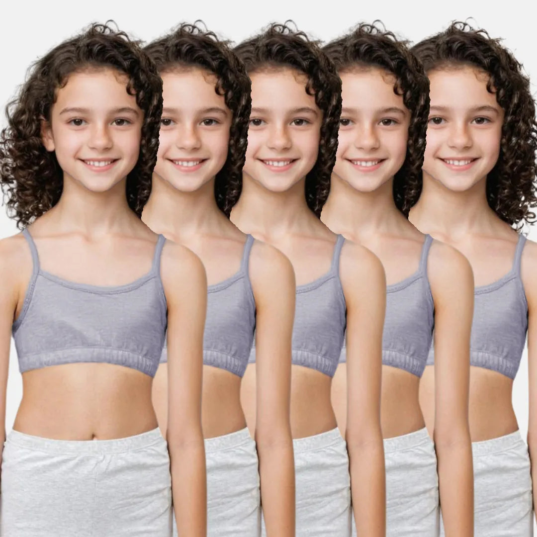 Starter Bra Grey Pack Of 5
