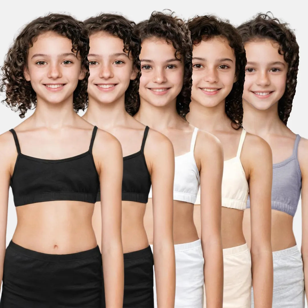 Starter Bra Mixed Colors Pack Of 5