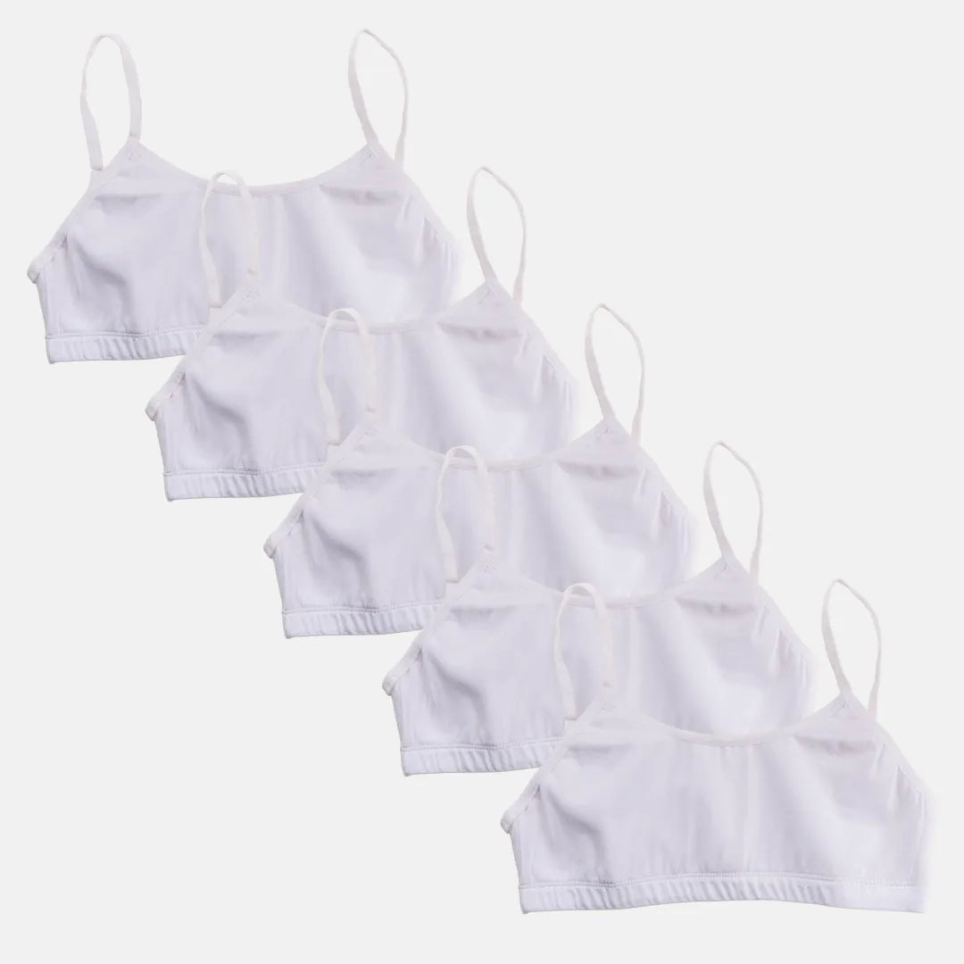 Starter Bra White Pack Of 5