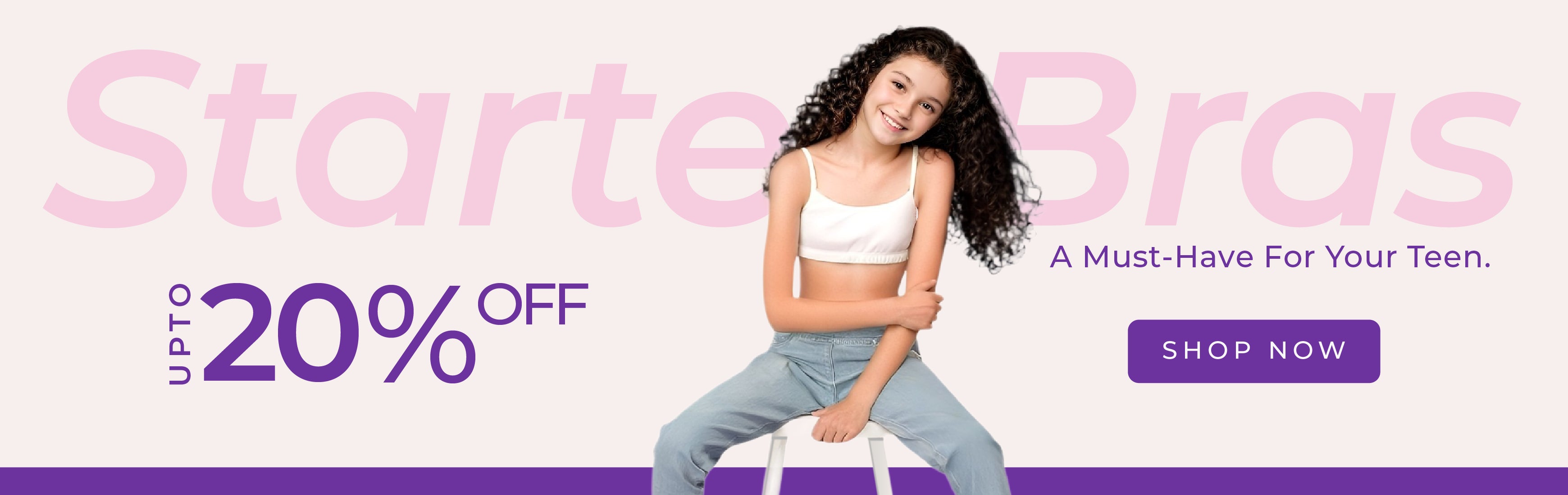 Starter bras – soft, comfy first bras for teens, up to 20% offslider_item_dQECjb