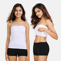 Strapless Top - White Pack Of 2