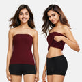 Strapless Top - Wine Pack Of 2