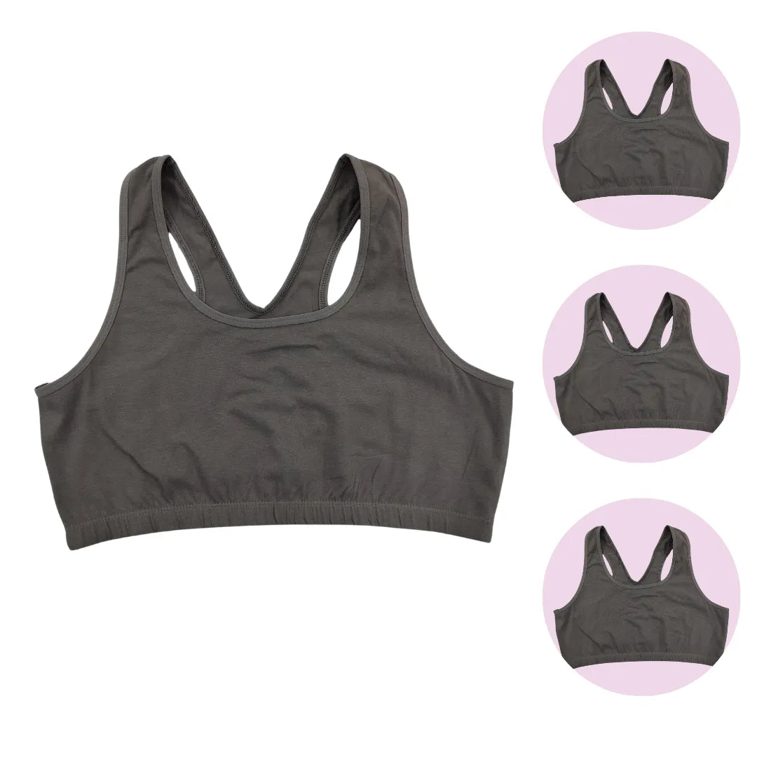 Support Bras For Older Women Grey Pack Of 3