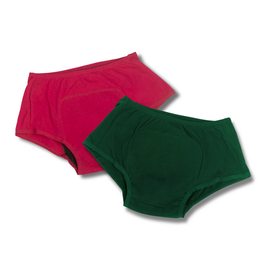PACK OF 2 - PERIOD BOXERS