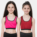 Teen Sports Bra Dark Pink & Maroon