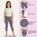 Teen Capris Features-Grey