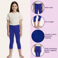 Teen Capris Features Royal Blue