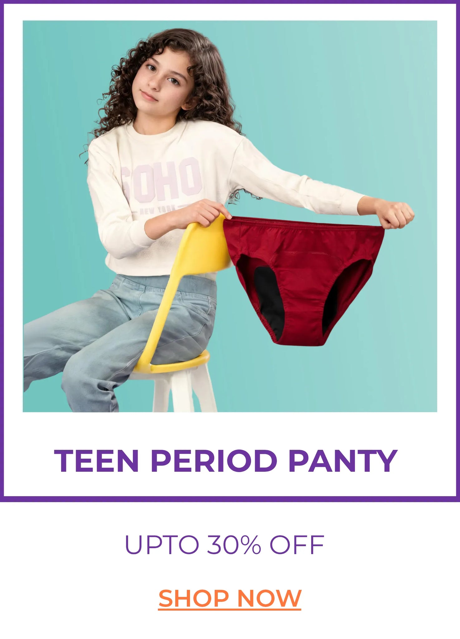 Teen Period Panties - 30% Off