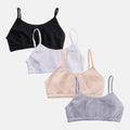 Training Bra Black White Skin Grey Pack Of 4
