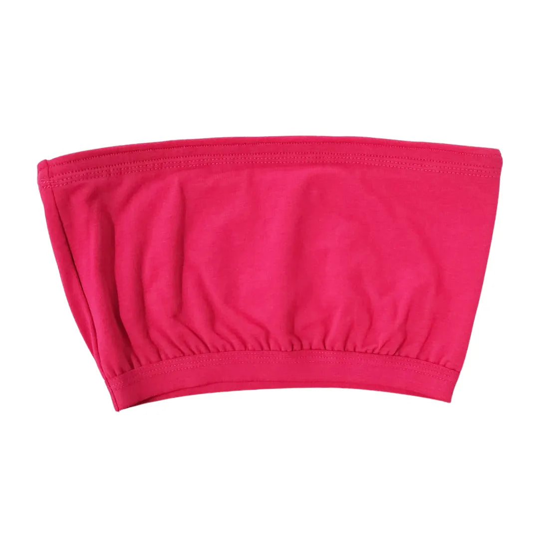 Tube Top Bra For Teens Dark Pink