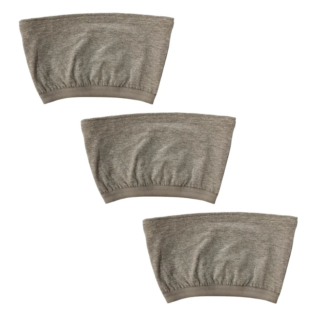 Tube Top Bra For Teens Grey Pack Of 3