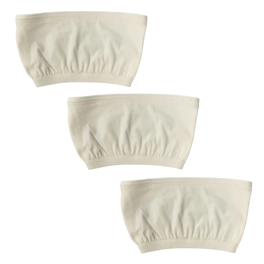 Tube Top Bra For Teens White Pack Of 3