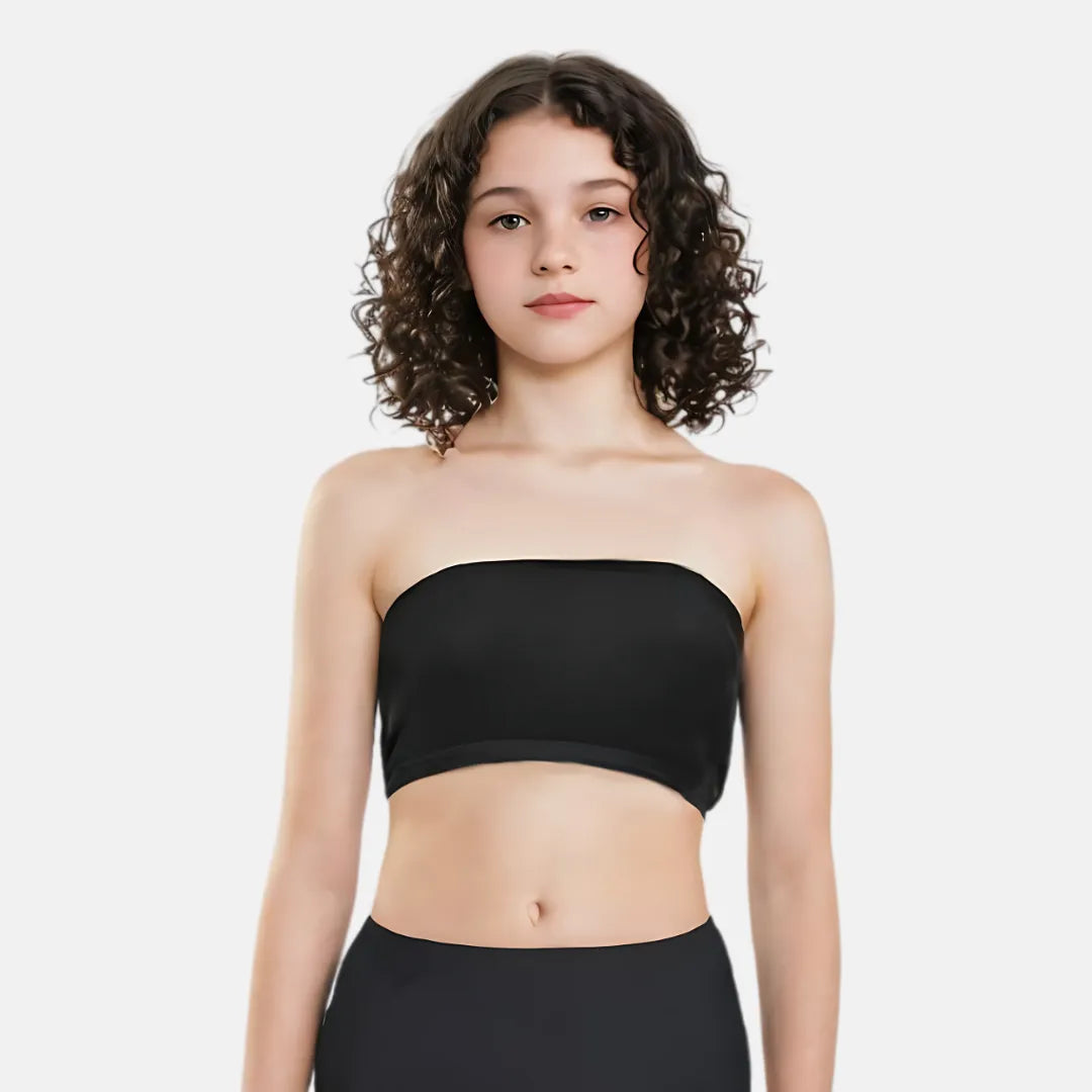 Tube Top Bra For Teens Black