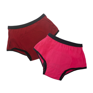 Tween Panties During Periods Maroon & Dark Pink