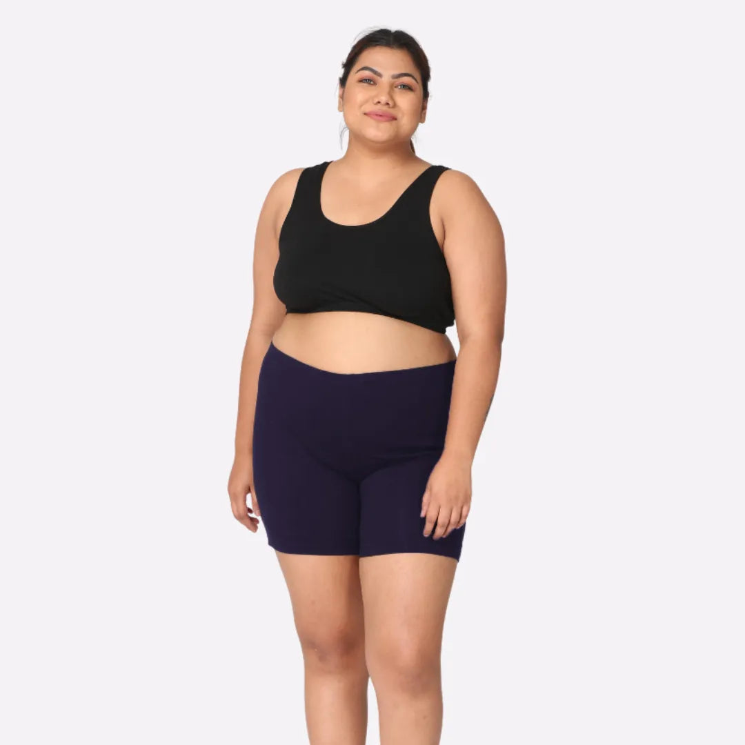 Plus Size Under Dress Shorts Full Hip Coverage Prevents Inner Thig