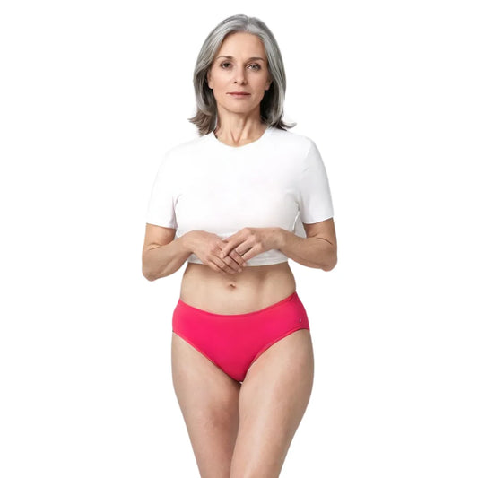 Incontinence Panties | Mid Waist | Leakproof Crotch | Absorbs 25ml Of Leaks | Reusable & Washable