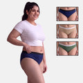Urine Incontinence Panties-Royal Blue, Skin & Sea Green