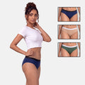 Urine Incontinence Panties-Royal Blue, Skin & Sea Green