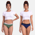 Urine Incontinence Panties-Sea Green & Royal Blue
