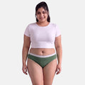 Urine Leakage Panty-Curvy Sea Green