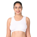 Adira White Lounge Bra