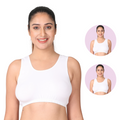 Adira White Lounge Bra Pack 2