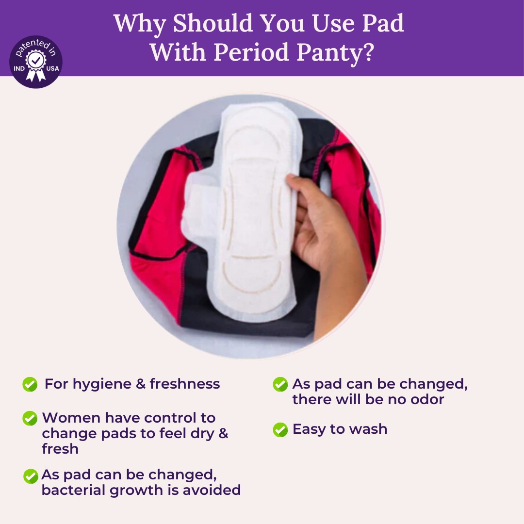 Why Should You Use Pad  With Period Panty?