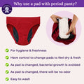 Why should women use a pad with period panty?