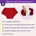 Why use a pad with period panty?