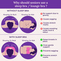 Why should seniors use a  sleep bra / lounge bra ?