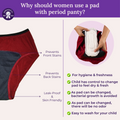 Why should women use a pad with period panty?